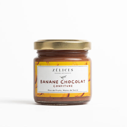 confiture banane chocolat