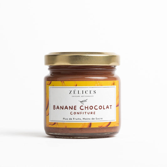 confiture banane chocolat