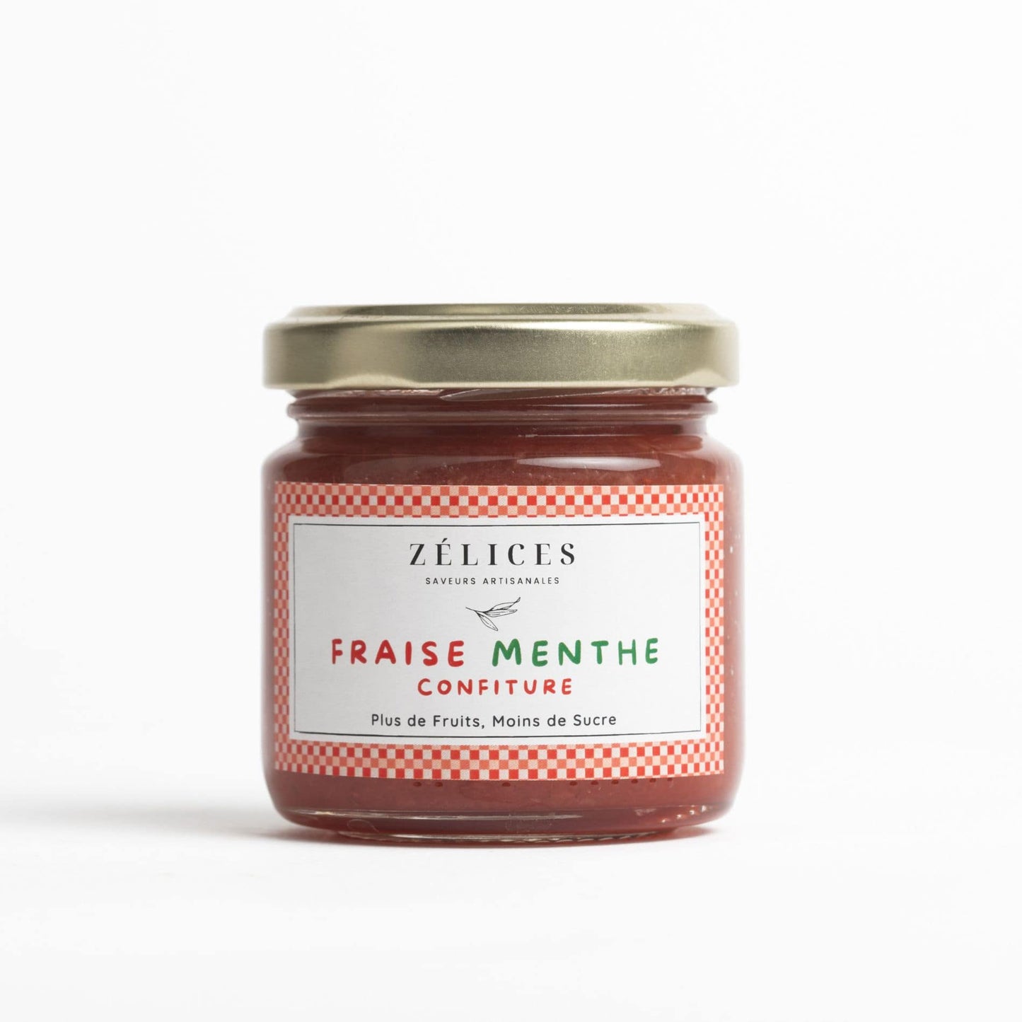 confiture fraise menthe