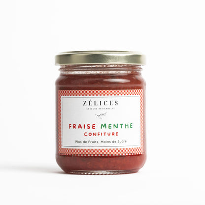 confiture fraise menthe